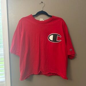 Women’s Cropped Champion tee
